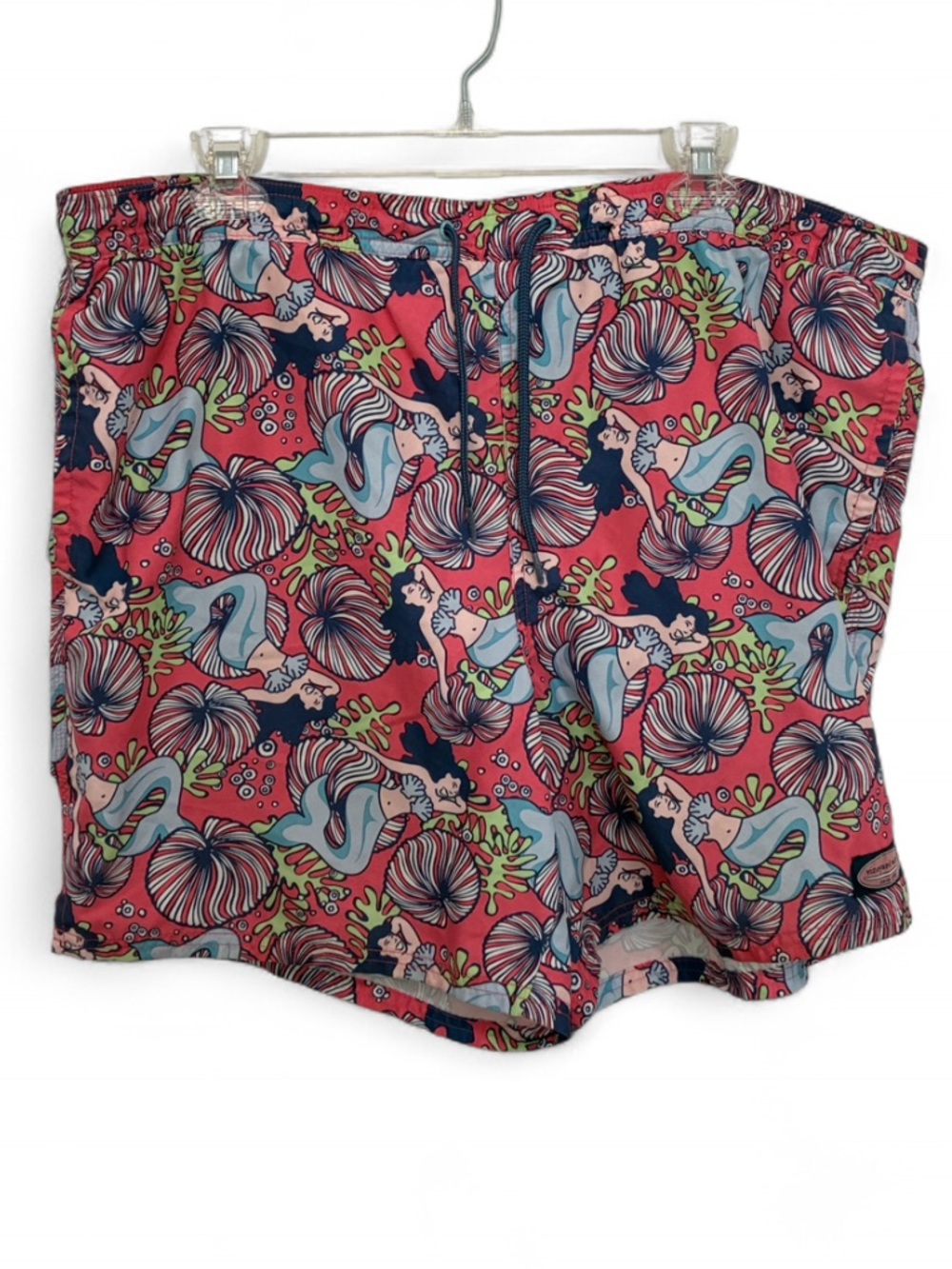 Vineyard Vines Pink Mermaid & Shell Print Swim Shorts